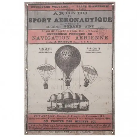 Obraz Vintage Plakat 1 Clayre & Eef Tylko dziś