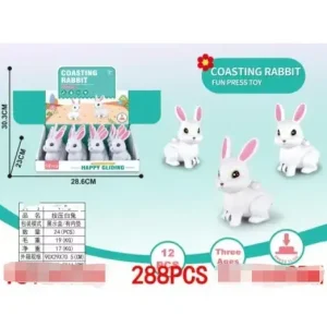 Zabawka Coasting Rabbit 28 cm Fun Press Toy Promocja