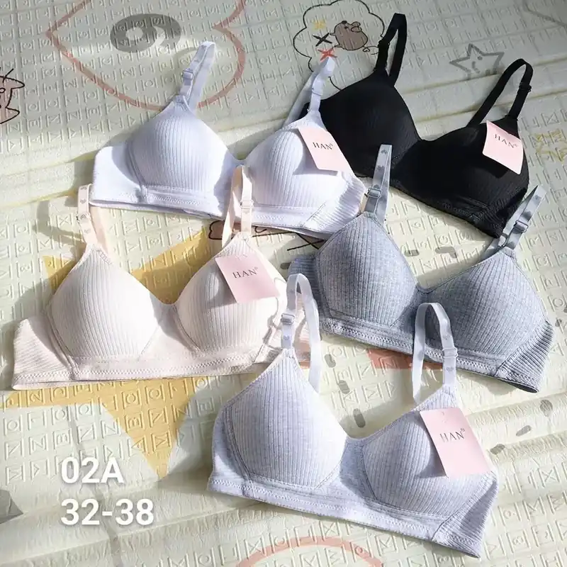 Biustonosz damski 32A bez fiszbin 5 szt. Wysoka jakość