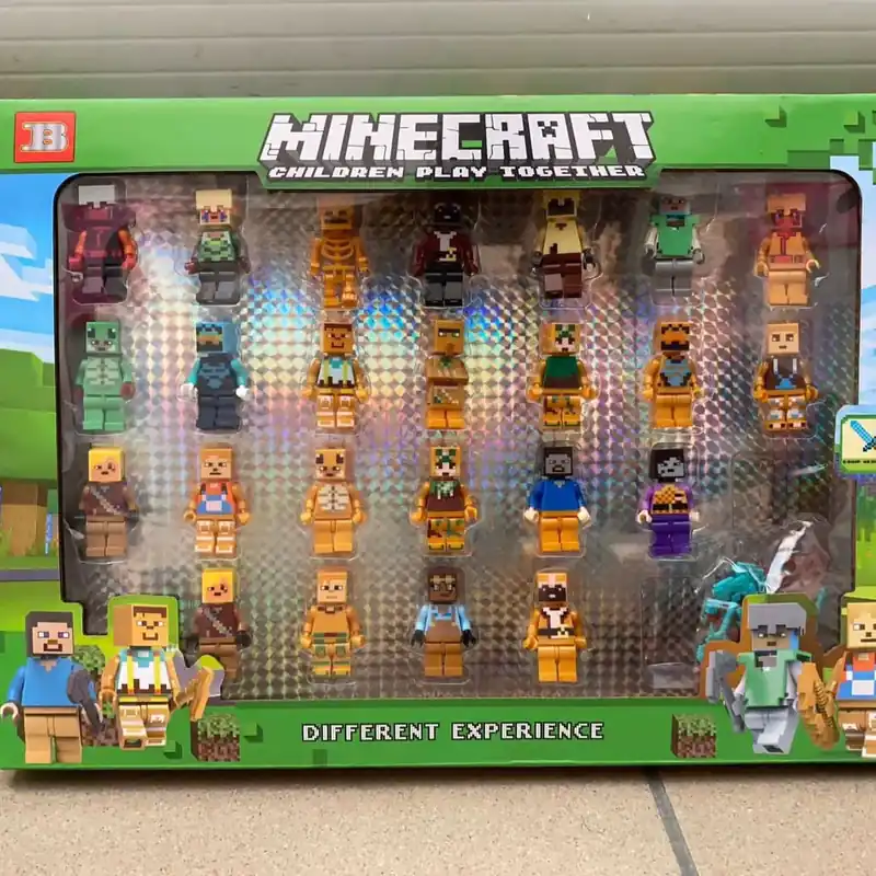 Zestaw figurek Minecraft 24 szt. Children Play Together Wyjątkowa oferta