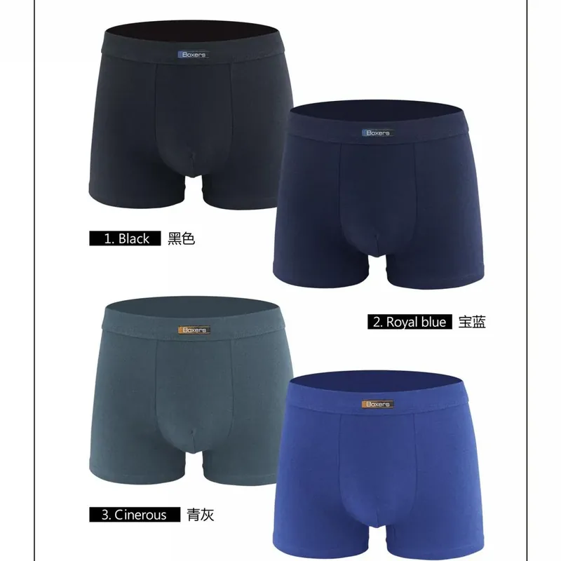 Do wyczerpania zapasów Bokserki męskie GC-CSK 4 szt. XL-XXL czarny/granatowy/szary/niebieski