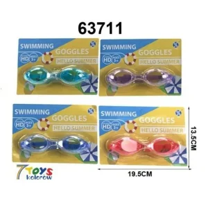 Okulary pływackie Swimming Goggles HD 63711, 19,5x13,5 cm Ostatnia szansa