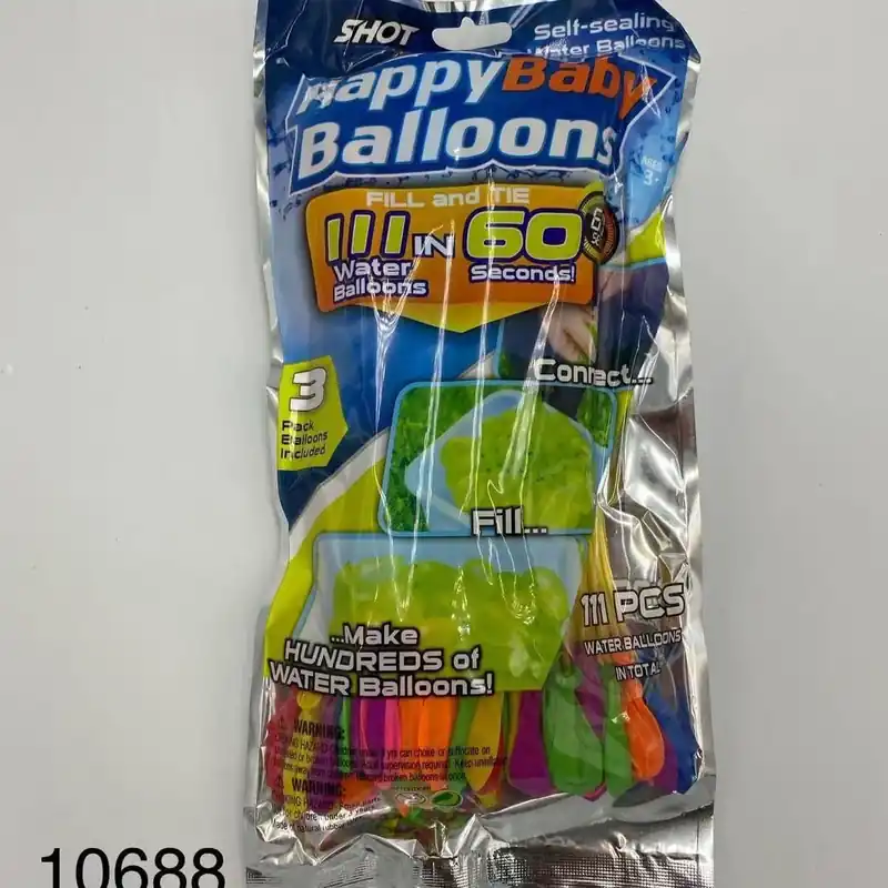 Taniej Zestaw Happy Baby Balloons 111 szt. piłki wodne