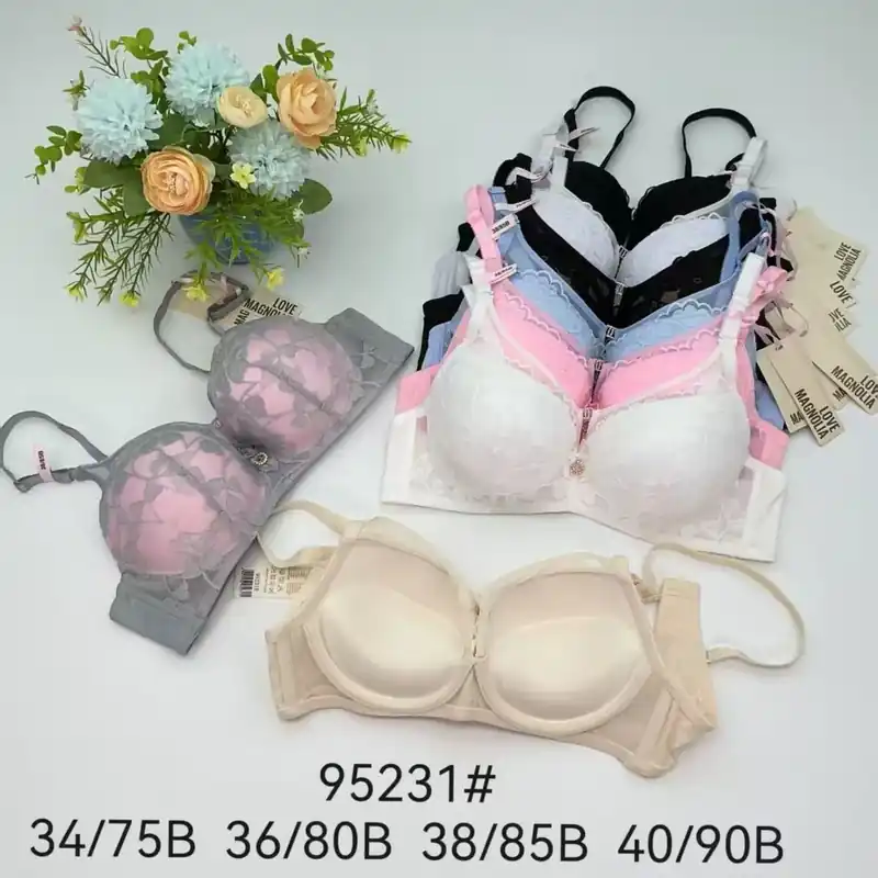 Biustonosz Damski Push Up Różne Kolory Rozm. 34/75B-40/90B Nowy
