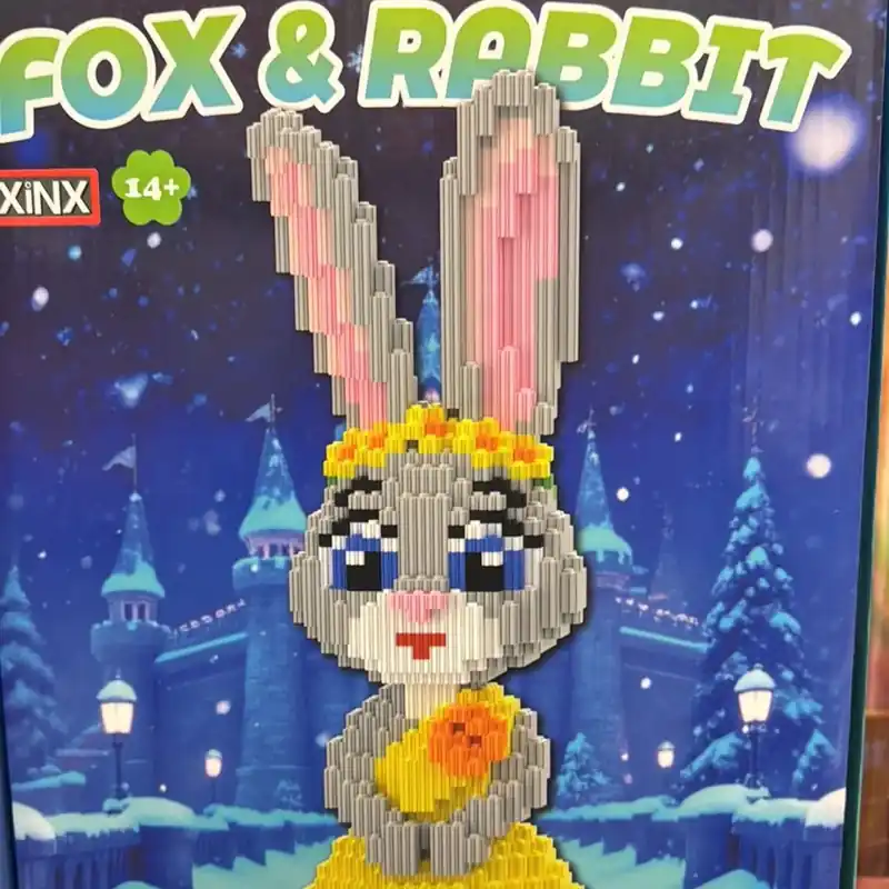 Klocki Fox&Rabbit 3587PCS Zamek z Królikiem Tani