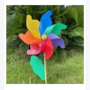 Wiatrak Plastikowy Tęczowy 24cm Tylko do końca tygodnia