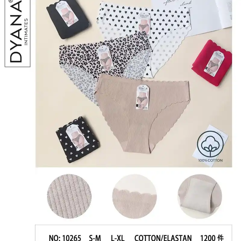 Tani Majtki damskie DYNY nr 10265 S-M-L bawełna/elastan