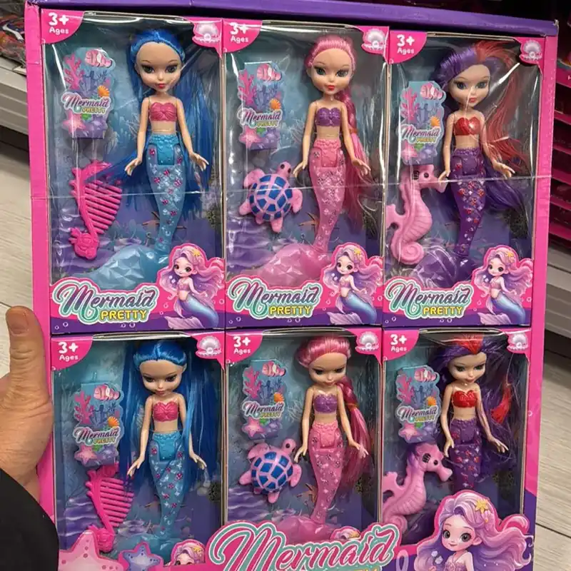 Zniżka Zabawki Lalki Mermaid Pretty 6 szt w opakowaniu