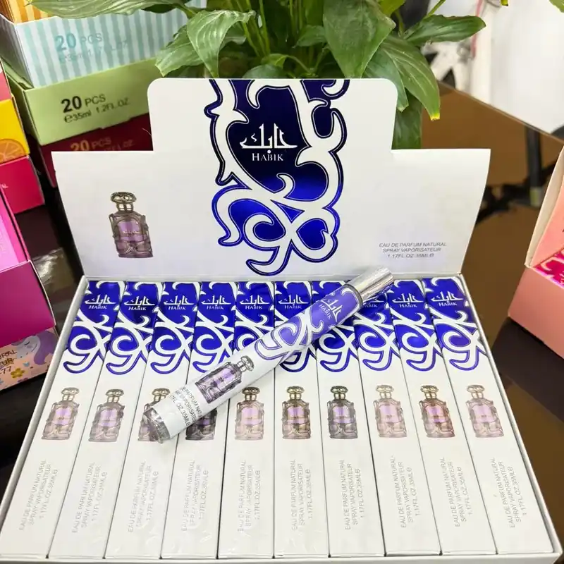 Perfumetki 35ml Halis niebieskie 20 szt Nowość