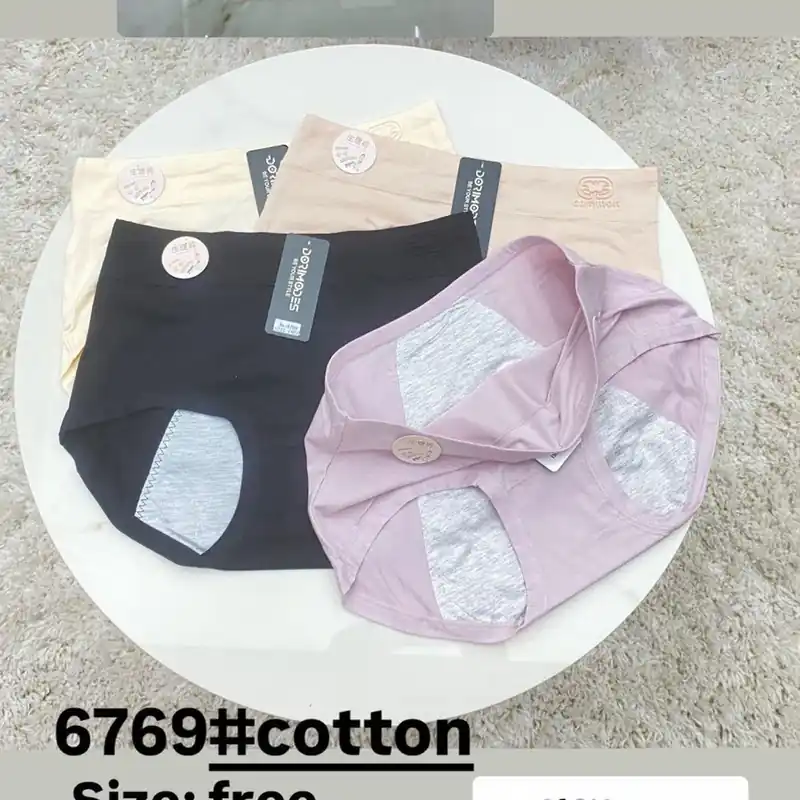 Wyjątkowa oferta Menstruacyjne majtki damskie bawełniane Size Free 31cm