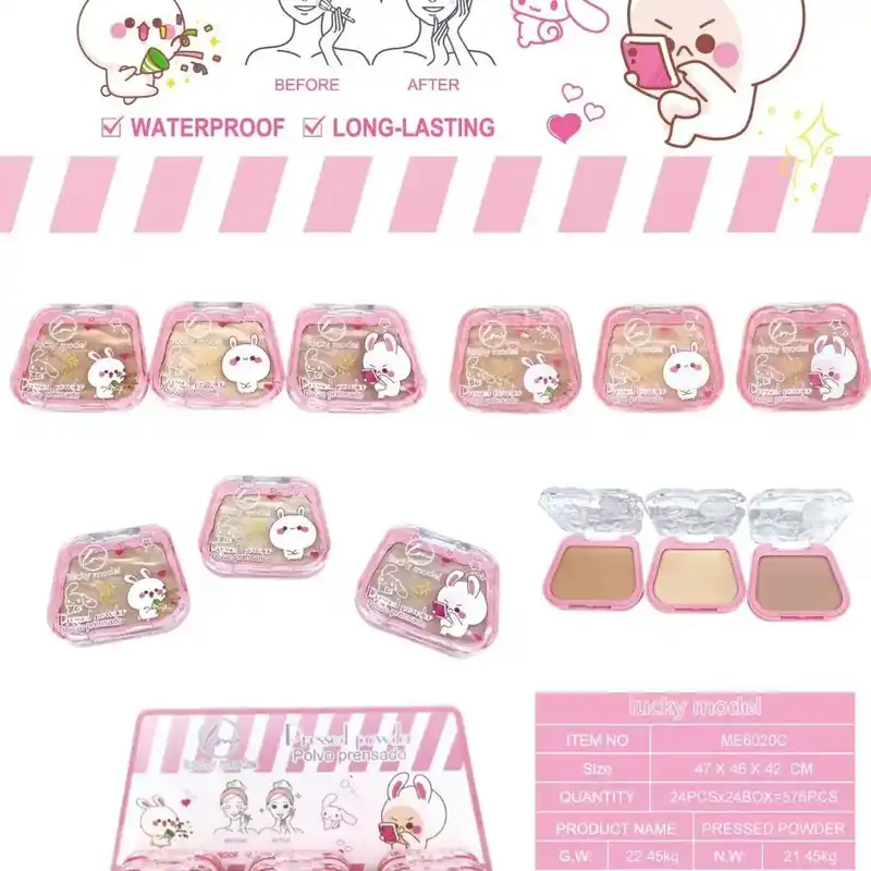Super okazja Puder prasowany Blessed Bunny Waterproof 10g