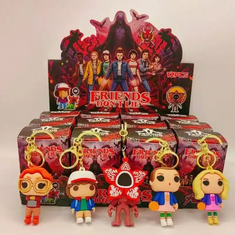 Zabawki Unboxing Brelok Friends Don't Lie Stranger Things Wysoka jakość