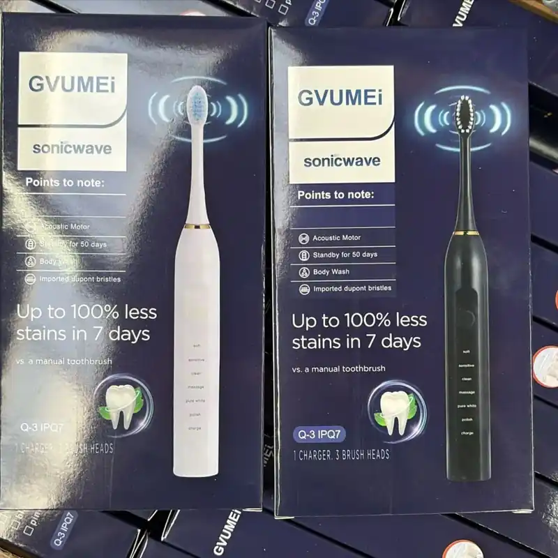 Zniżka Szczoteczka soniczna GVUMEI biała i czarna