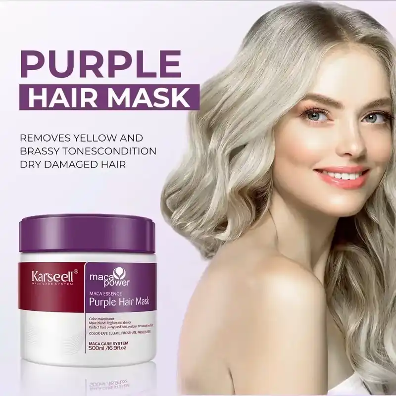 Najlepsza cena Maska do włosów Purple Hair Mask Kasell 500ml