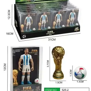 Wysoka jakość Figurki FIFA World Cup 2022 Argentyna Messi Puchar Piłka
