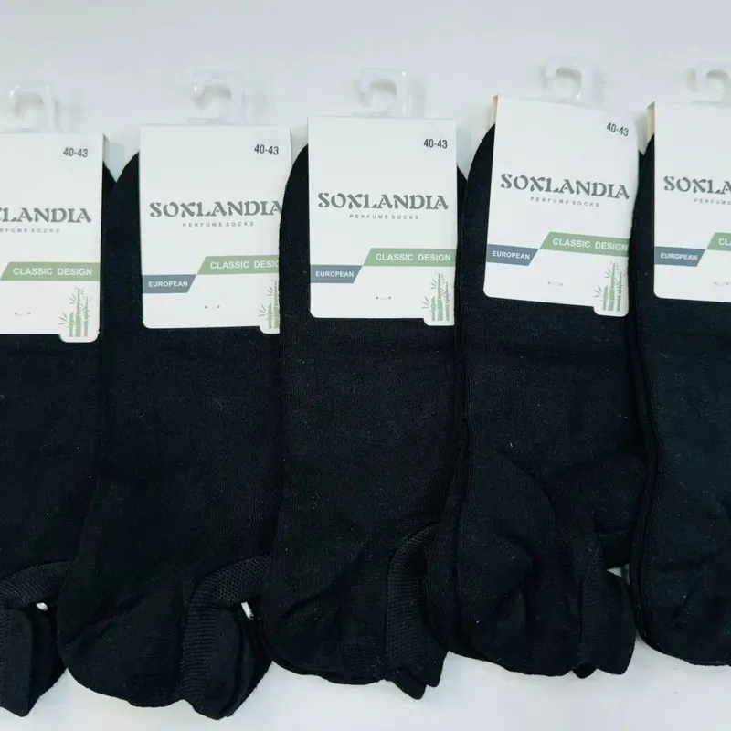 Skarpetki męskie Soxlandia Classic Design EU 40-46 czarne Nie przegap