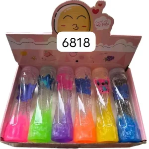 Zabawki Slime Stitch w tubkach, 6 kolorów, 12 szt/opak. Szybka wysyłka