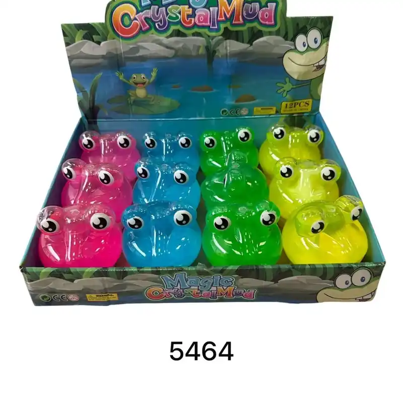 Zabawki Slime Magic Crystal Mud Żaby 12 szt Ekspresowa dostawa