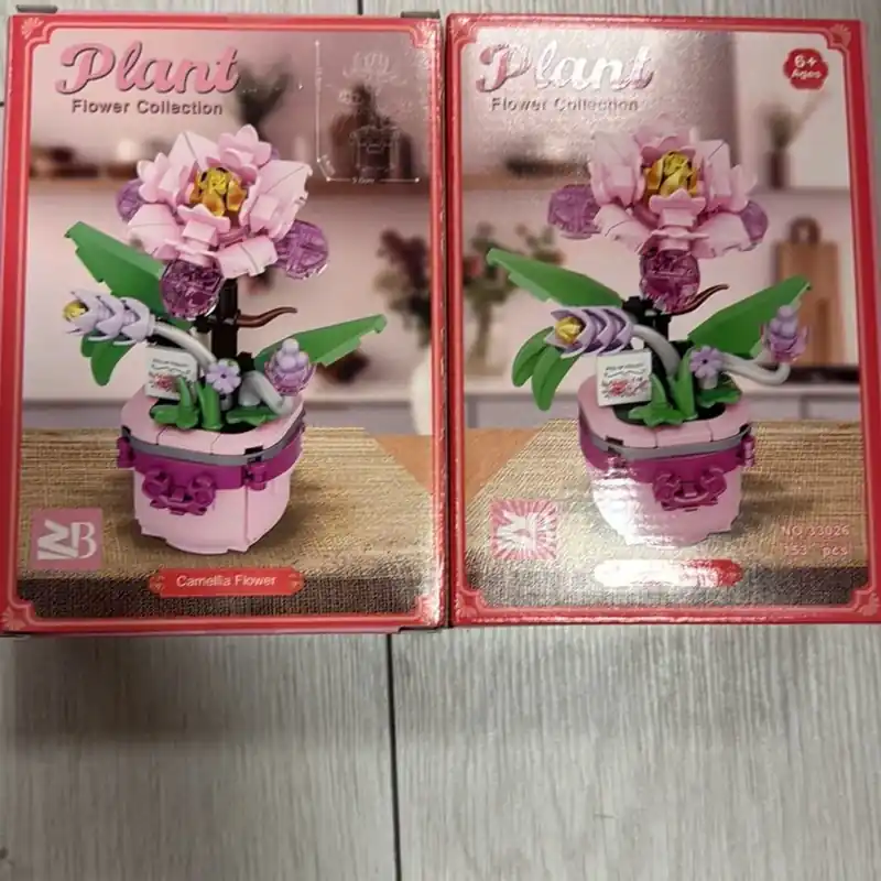 Zestaw klocków Plant Flower Collection orchidea różowa Darmowy zwrot