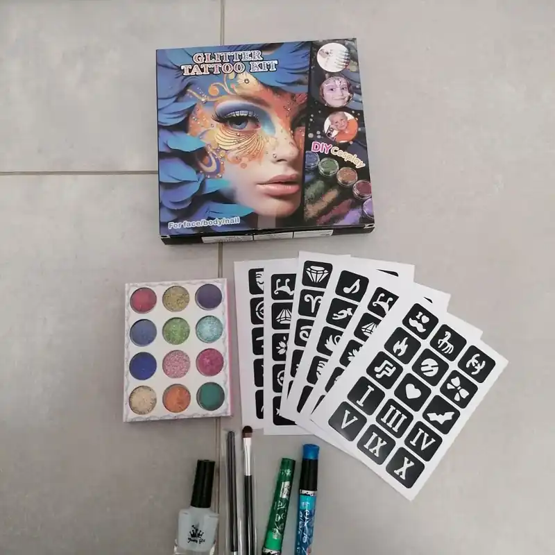 Zestaw Tatuaży Glitter Kit dla Dzieci Szybka dostawa
