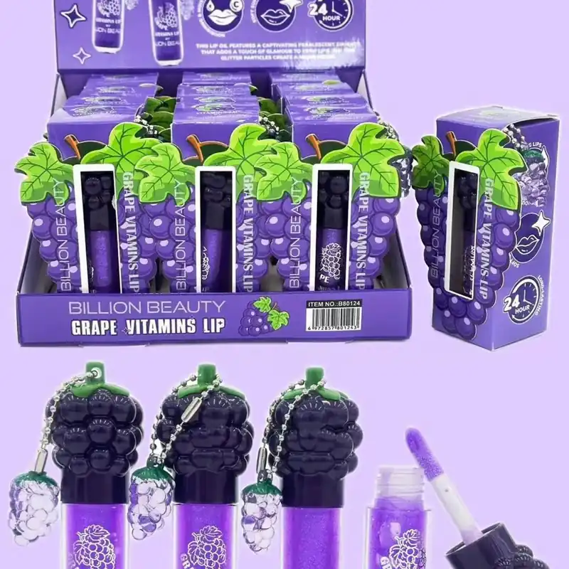 Kup teraz Olejek do ust Grape Vitamins Lip Billion Beauty 8ml