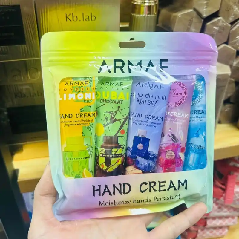 Popularny Zestaw 4 kremów do rąk Armaf Hand Cream 12 szt/opak