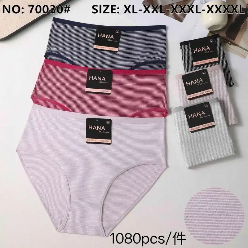 Majtki damskie HANA XL-5XL, zestaw wielokolorowy Do wyczerpania zapasów
