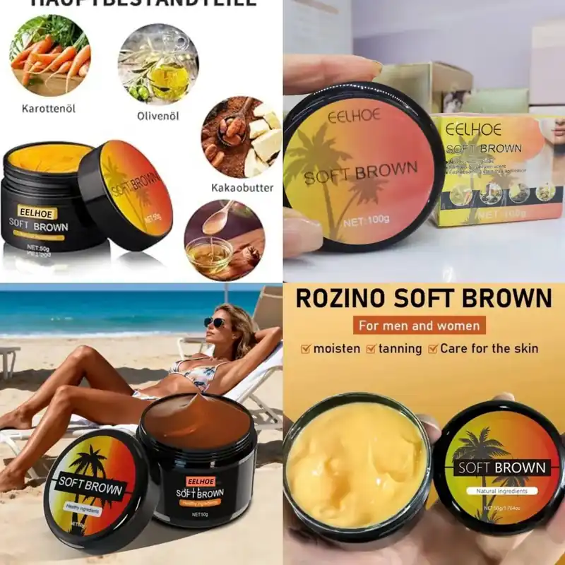 Łatwy zwrot Krem EELHOE Soft Brown 100g przyspieszający opalanie