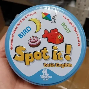 Zabawki Karty Spot It! Basic English Nie przegap