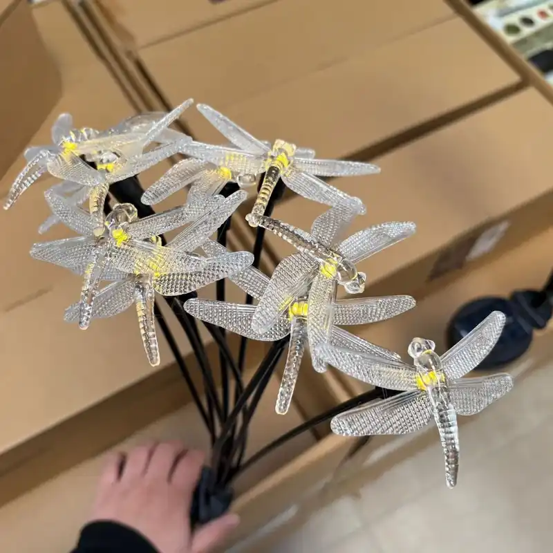 Zestaw 2PCS Solarne Lampki Ogrodowe Kształt Ćmy Zamów dziś