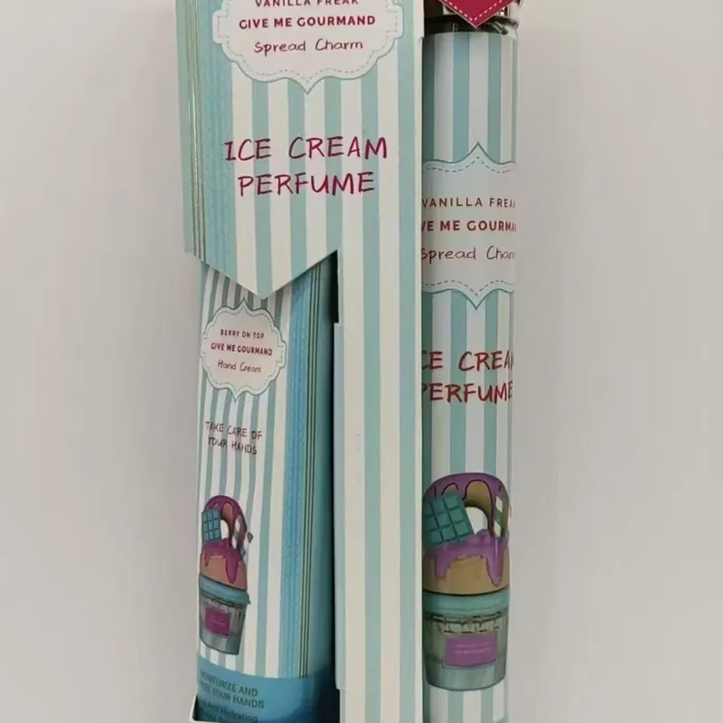 Zestaw damski perfumy waniliowe Ice Cream + krem do rąk Bezpieczne zakupy