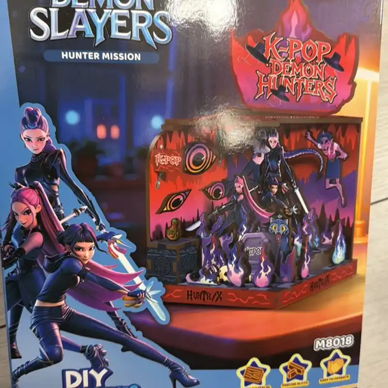 Tylko do końca tygodnia Zestaw klocków K-Pop Demon Slayer Hunter Mission DIY House Series