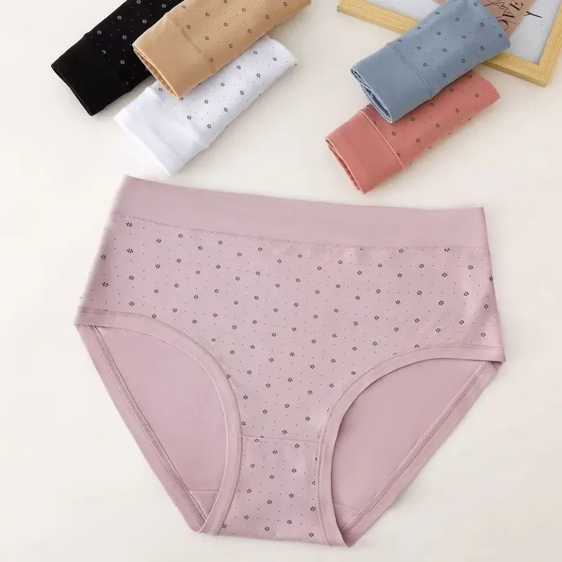 Majtki damskie XL-XXXL różowe w kropki ITEM:DM876# Kup online