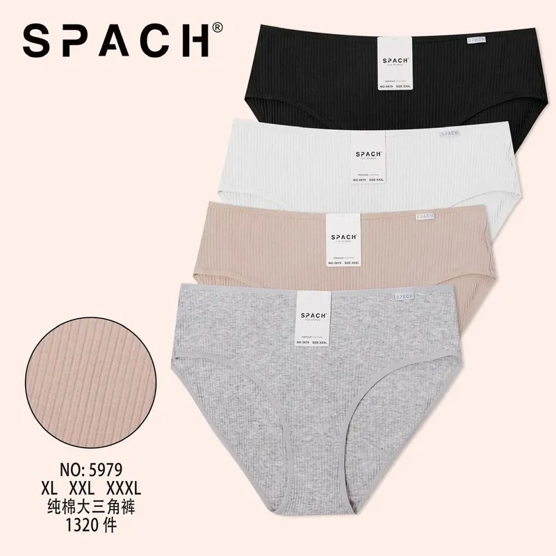 Majtki damskie SPANXACH XL-XXL 4 szt. czarny/biały/beżowy/szary Cena promocyjna