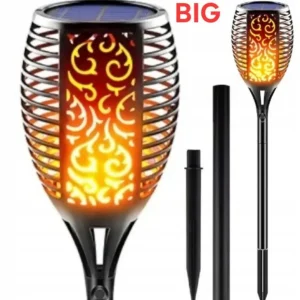 Zniżka Lampa Solarna Ogrodowa 58cm z Prętem