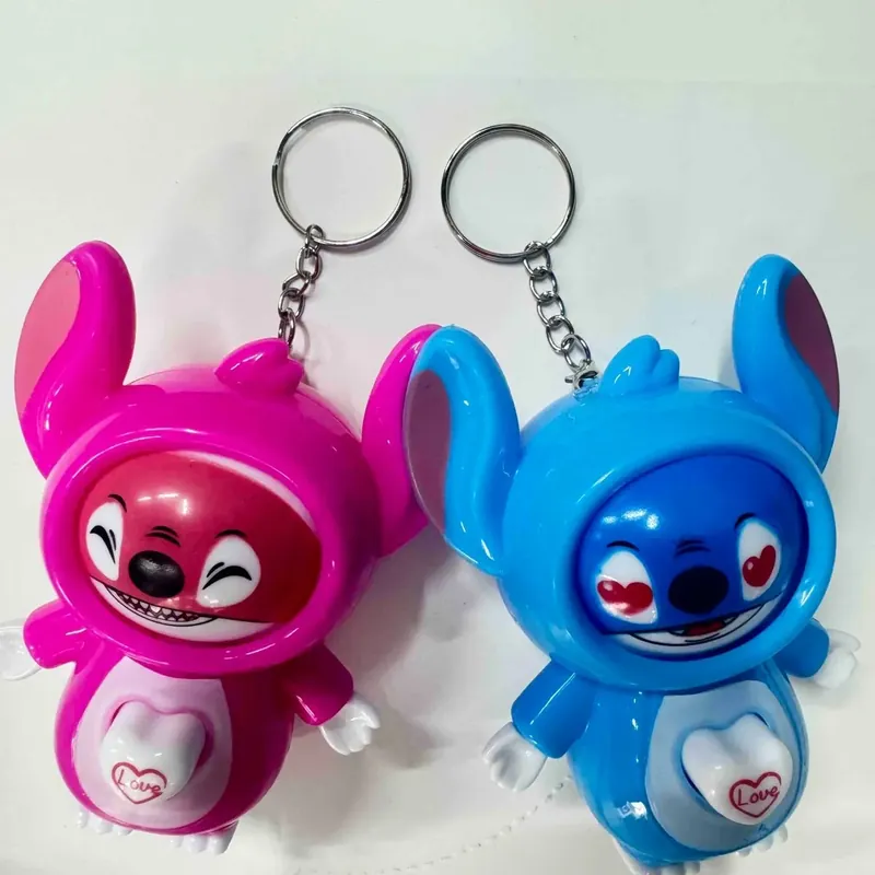 Zabawki Brelok Stitch Lilo & Stitch Różowy i Niebieski Wysoka jakość