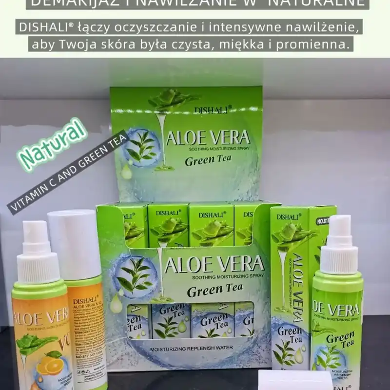 Zestaw Oczyszczanie & Nawilżanie Skóry DISHAL Aloe Vera Oferta czasowa