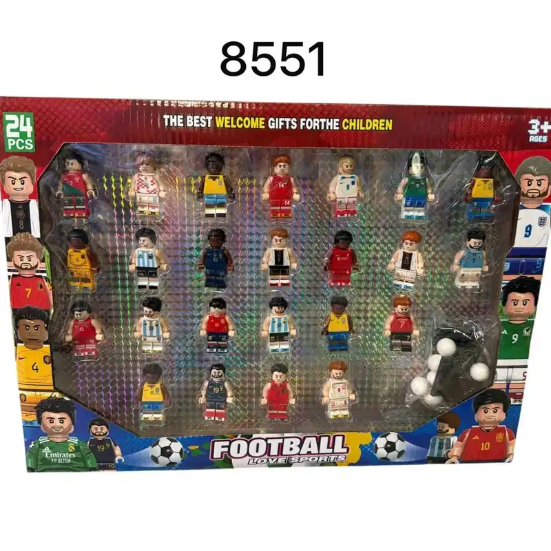 Tani Zabawki Figurki Football 24PCS 8551