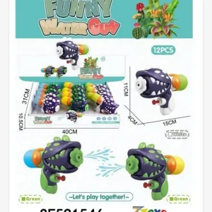Taniej Pistolety wodne Funny Water Gun granatowo-zielone 15 cm