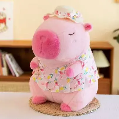 Maskotka Pluszowa Świnka 40cm Różowa z Flamingami Tylko do końca tygodnia