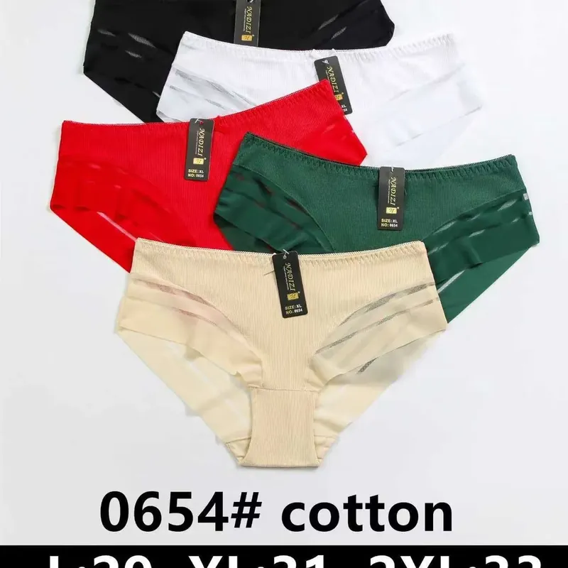 Tani Majtki damskie bawełniane L-XXL 0654# 5 kolorów