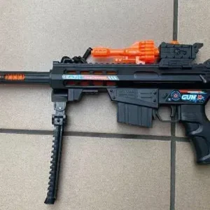 Zamów dziś Pistolet na kulki pistolet maszynowy czarny-pomarańczowy