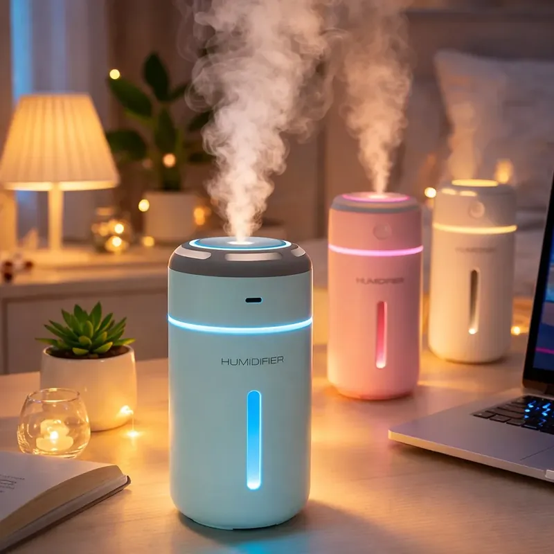 Wyjątkowa oferta Nawilżacz Powietrza Ultradźwiękowy USB 4 kolory