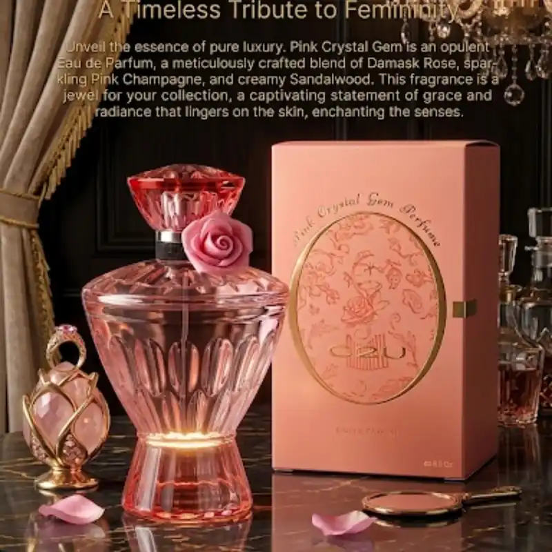 Nowy Perfumy Pink Crystal Gem 100ml