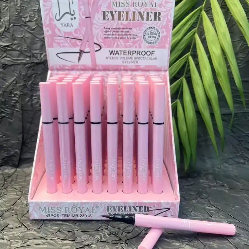 Dostępne od ręki Eyeliner Waterproof Miss Royal Yara 24 szt