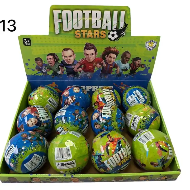Zabawki Kula Football Stars 12 szt w opakowaniu Dodaj do koszyka