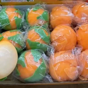 Wysoka jakość Gniotki Squeeze Toys Banan Pomarańcza 12 szt