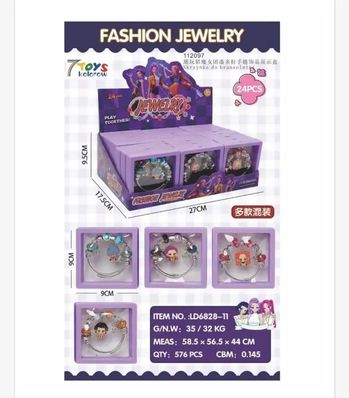 Oferta czasowa Zestaw biżuterii Fashion Jewelry dla dzieci 24 szt