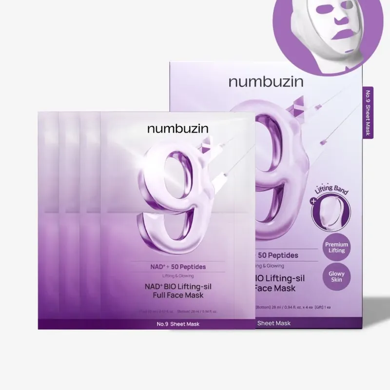 Numbuzin NAD+ Bio Lifting Glow Face Sheet Mask 50ml Ostatnia szansa