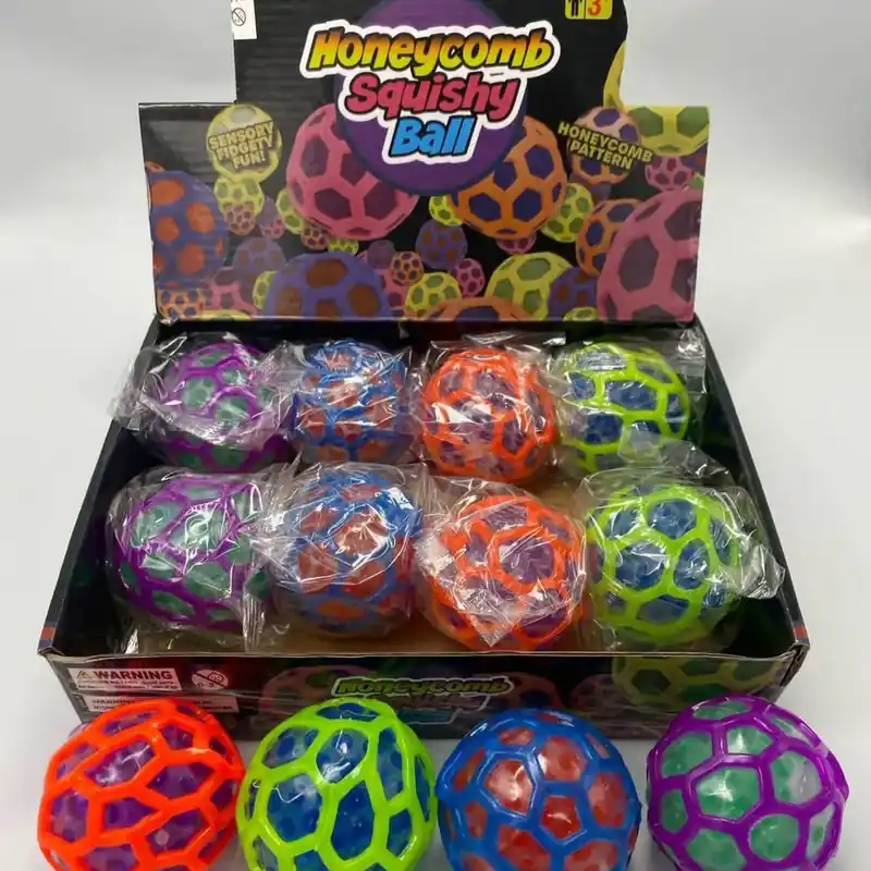 Zabawki Squishy Ball Honeycomb 12 szt Bezpieczne zakupy